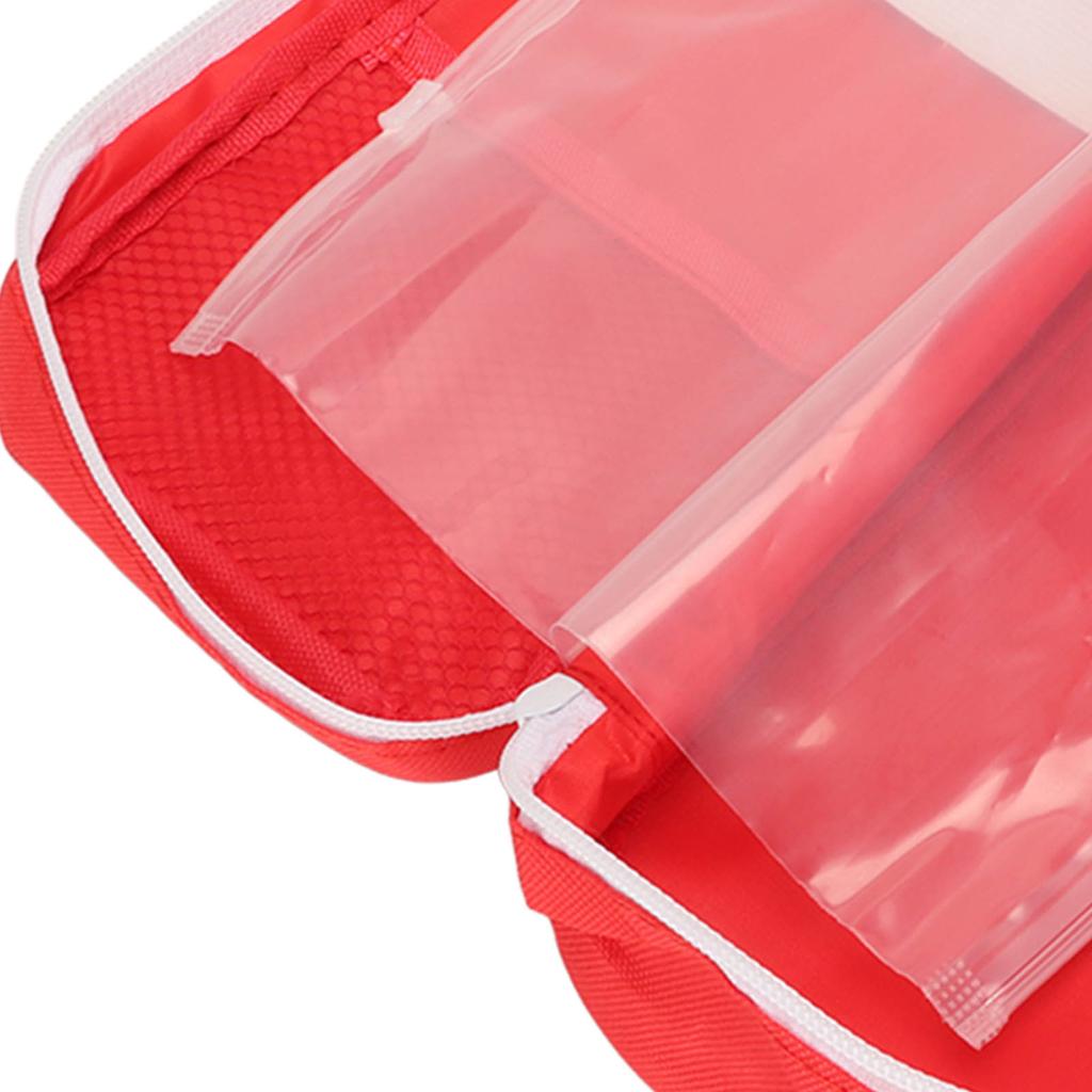 Empty First Aid Bag Waterproof Large Capacity Emergency Medicine Pouch for Outdoor