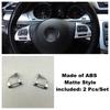 Car Steering Wheel Panel Sticker Cover Trim Fit For VW Golf MK6 Passat B7 CC EOS Tiguan Jetta Touran Caddy Sharan Accessories