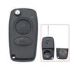 Cocolockey Folding Remote Key Housing For Alfa Romeo Spider Brera 166 Radio 2Button Flip Key Fob Case Car Key Shell Uncut Blade