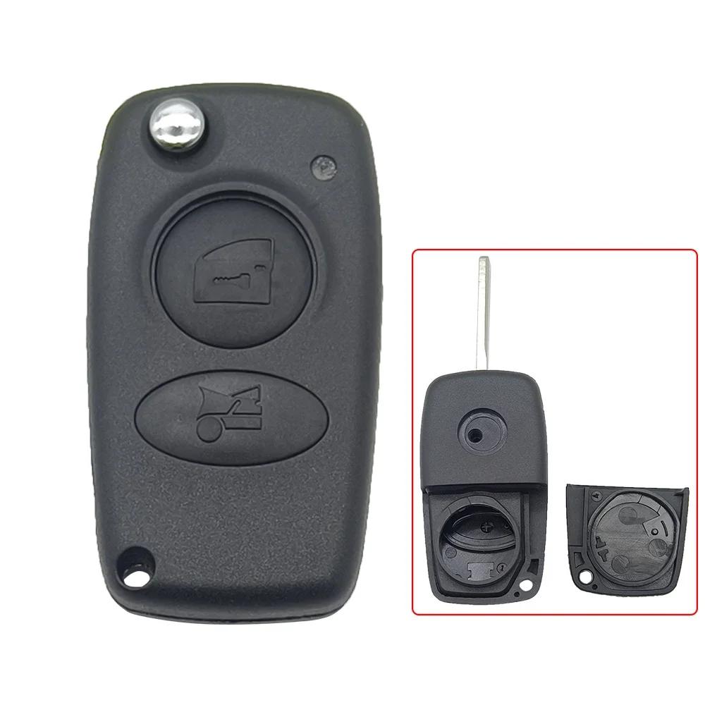 Cocolockey Folding Remote Key Housing For Alfa Romeo Spider Brera 166 Radio 2Button Flip Key Fob Case Car Key Shell Uncut Blade