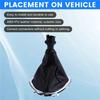 A03E-Car Shift Knob Dustproof Boot Gear Lever PU Leather Protective Cover For Renault Trafic III For Opel Vivaro For Fiat