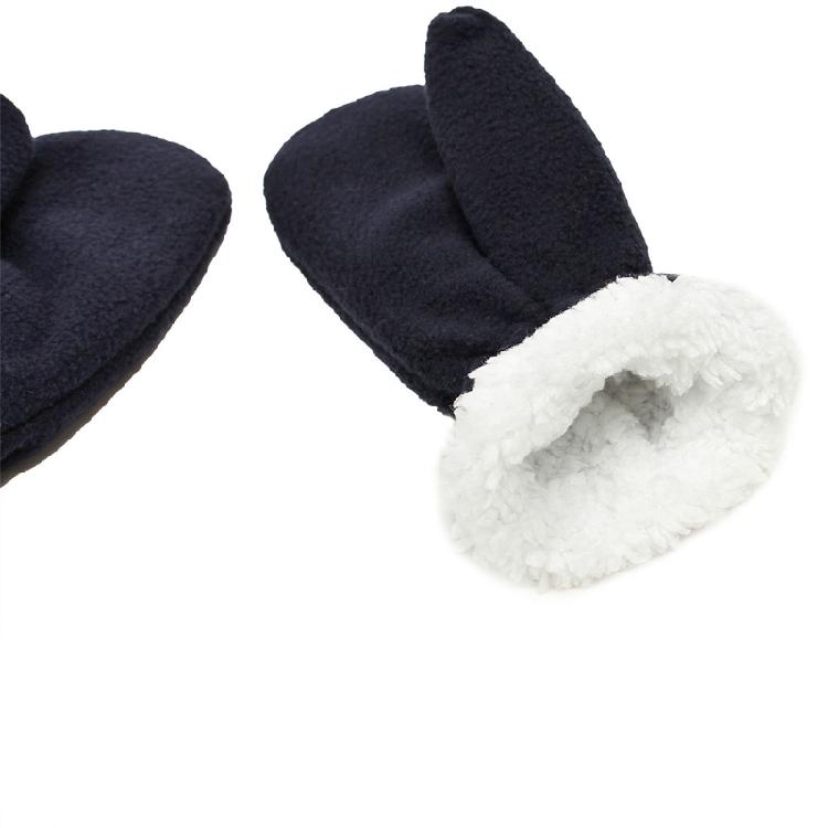 Girls Winter Gloves Soft Full Mittens Solid Color Thicken Outdoor Sports Mittens