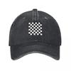 Chessboard Baseball Cap Rugby Bobble Hat Summer Hat Hiking Hat Womens Hats For The Sun Unisexs