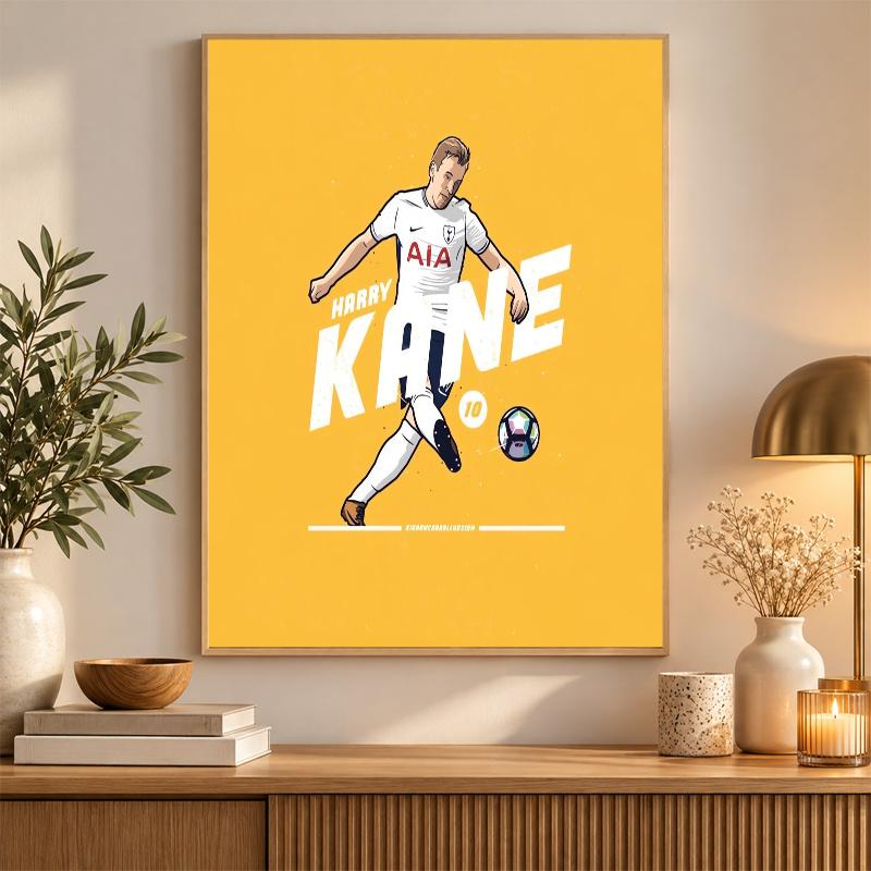 Harry Kane Diamond Painting Kit 5D Full Drill DIY Diamond Mosaic Wall Art Home Decor