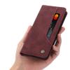  Vintage Strong Magnetic Wallet Case for iPhone 17 & Samsung S25 Ultra - Retro Flip Leather Card Holder Cover