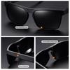 GM New Arrivals Black Wooden Polarized Sunglasses for Men Bamboo Sunglasses Red UV400 Lenses Fashion Driving Shades Carton S5523