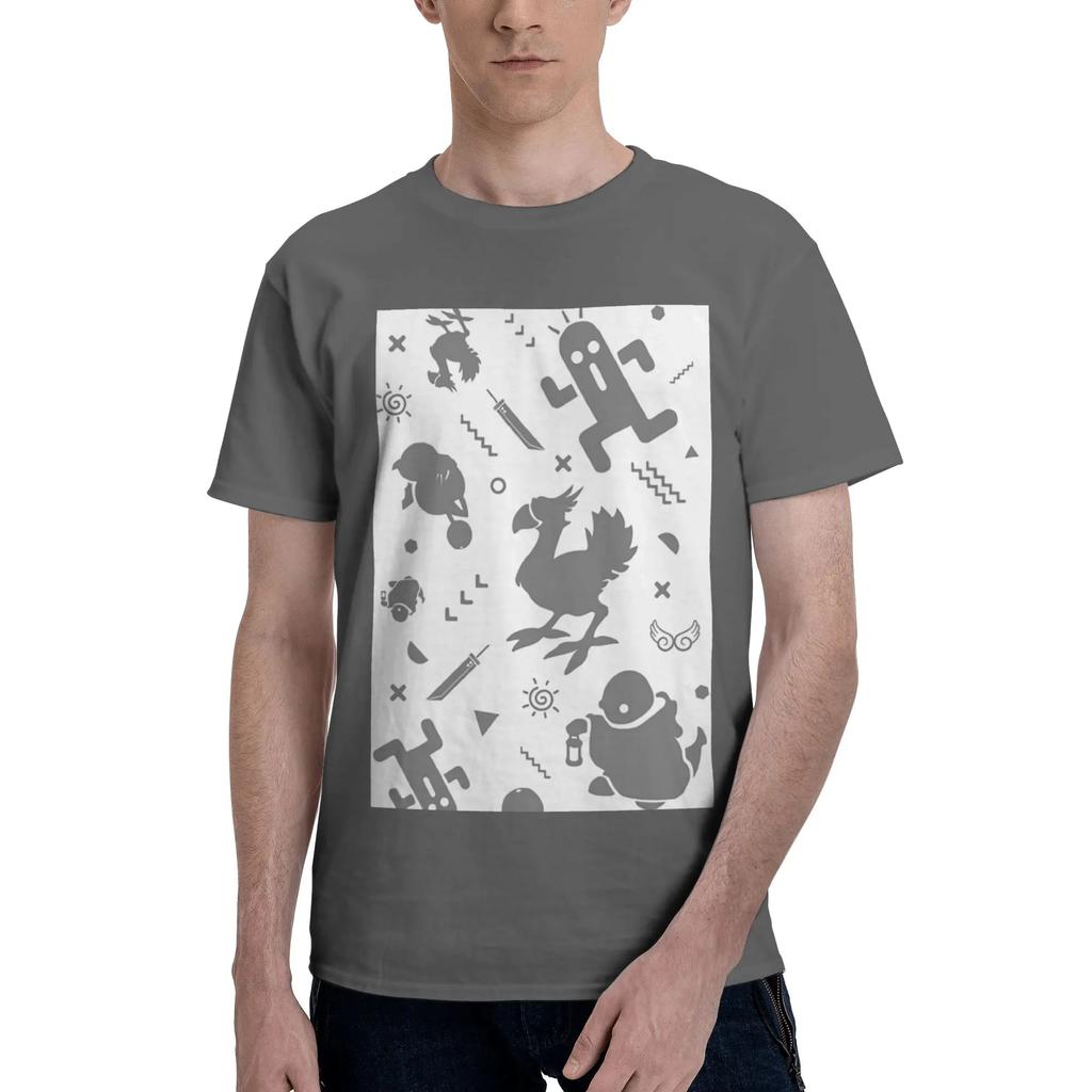 Final Fantasy Medley Men TShirt Oversized T Shirts Mens Crew Neck Cotton Tees Short Summer Male