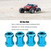 4 Pcs RC Wheel Hex Hub Aluminum Alloy Replacement 12mm Hex Hubs Extension Combiner for 1Celsius10 RC Climbing Car