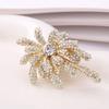 Women Brooch High-Gloss Rhinestone Inlay Sparkling Irregular Shape Lapel Pin Non-Slip Buckle Scarf Badge Clothing Sweaters Collars Bags Accessories