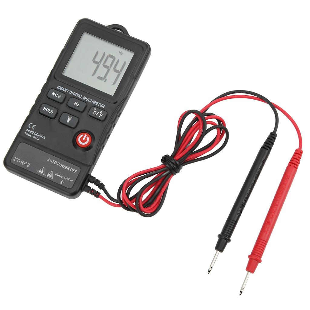 ZTKP2 Digitales Multimeter Vollautomatisch Brennschutz Universell Intelligente Multi-Tester für Heimwerker Elektriker