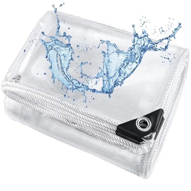ZISIZ Heavy-Duty Waterproof Transparent Tarpaulin