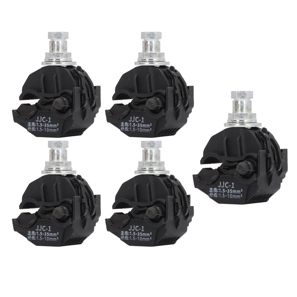 Insulation Piercing Connector 5 Pcs 1KV No Peeling Piercing Clamp High Low Voltage Cable Splitter Main Branch Line Connector