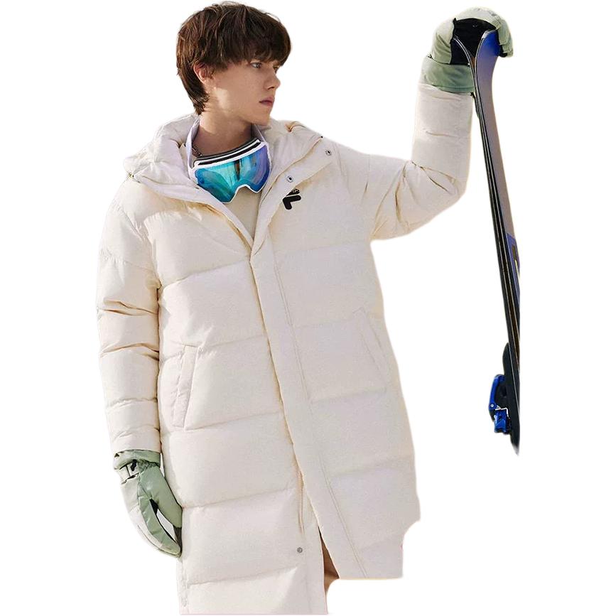 Fila Fusion FOB Down Jacket Men's Wheat Cream T11U343905F-BG
