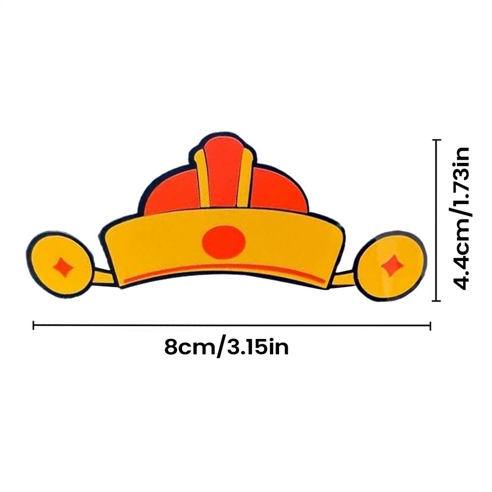 

For Tesla Model 3/y Christmas Car Emblem Sticker Waterproof Self-Adhesive Santa Hat Decal Car Logo Decoration Sticker