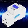5‑80A 230V 50Hz Digital LCD Single Phase Energy Meter Watt Meter DIN Rail Mounting DDS015