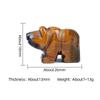 Natural Stone Bear Natural Jade Gemstone Animal Carving Charm Polar Bear Gemstone Crystal Bear Figurine Animal Statue Carving
