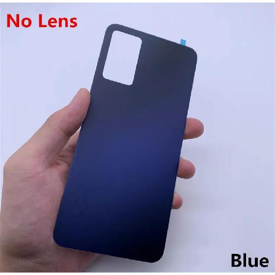 

Корпус V 21 для Vivo V21 4G 5G 6,44 дюйма, ремонт крышки батарейного отсека, замена задней двери телефона + объектив камеры с логотипом Blue No Lens