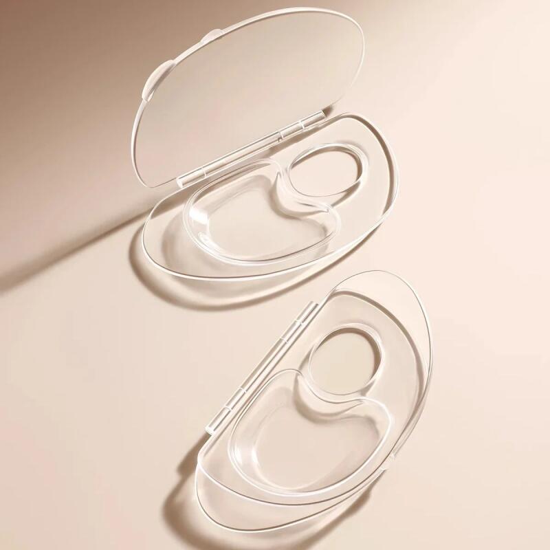 Foldable Liquid Foundation Palette Makeup Tool Kit Mixing Cream Rod Set Spatula Mixing Stick Storage Tray Cosmetic Tool