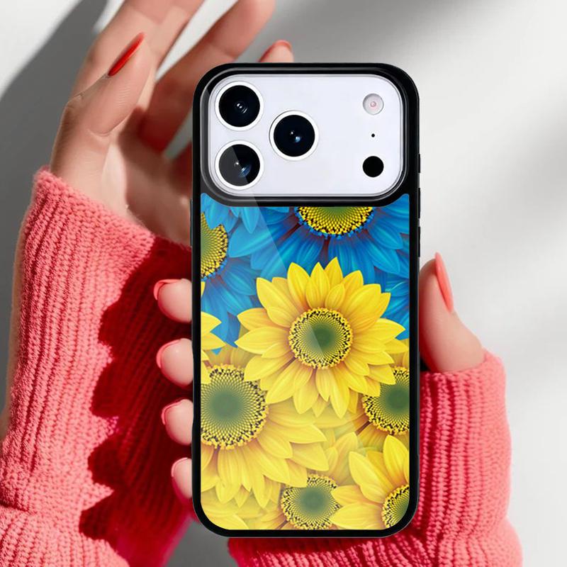 Sunflowers Forever Phone Case for iPhone 17 Air 16e 15 14 13 Pro Max Back Cover for 12 11 Pro Coque