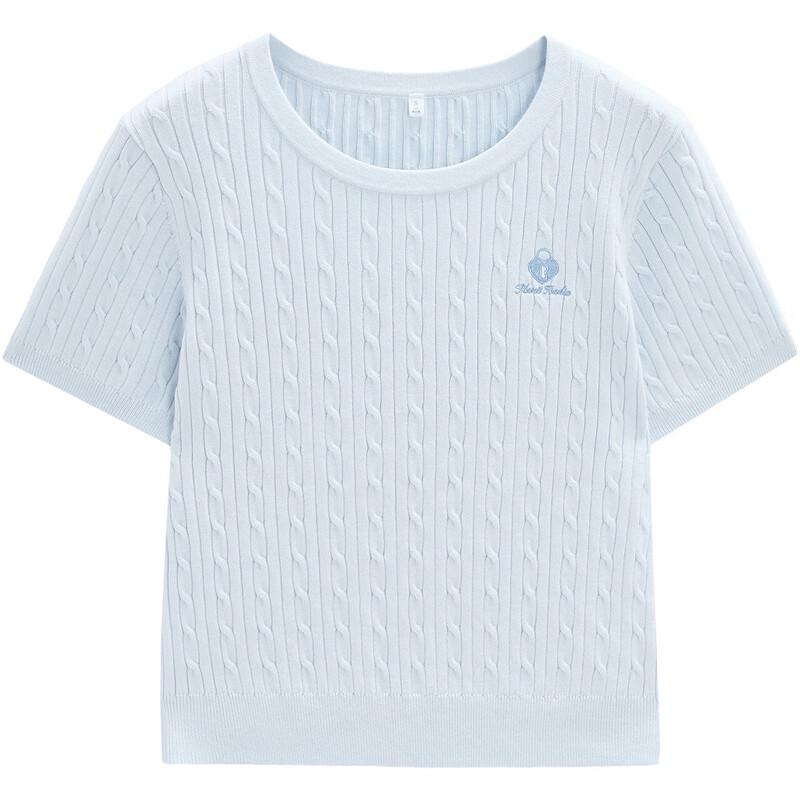 IEF Petite Korean Style Gentle Knitted Top