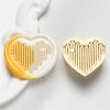 Heart Series Sealing Wax Stamp Head Heart Shaped Wax Seal Stamp for Envelopes Wedding Invitation Decorations Brass