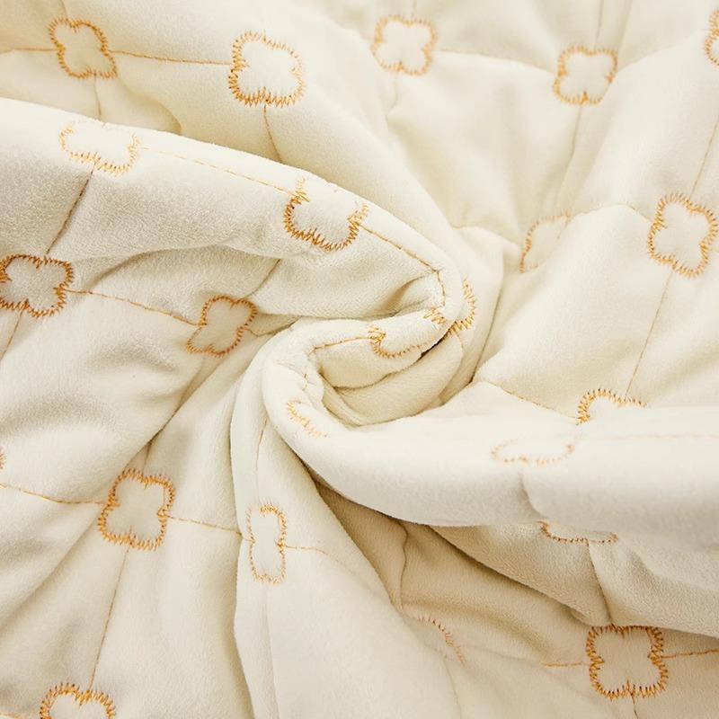 French Cream Wind Sofa Cushion Universal In All Seasons Straight Row Plush Sofa Cover Seat Cushion Non-Slip Cover Cloth Towel Winter