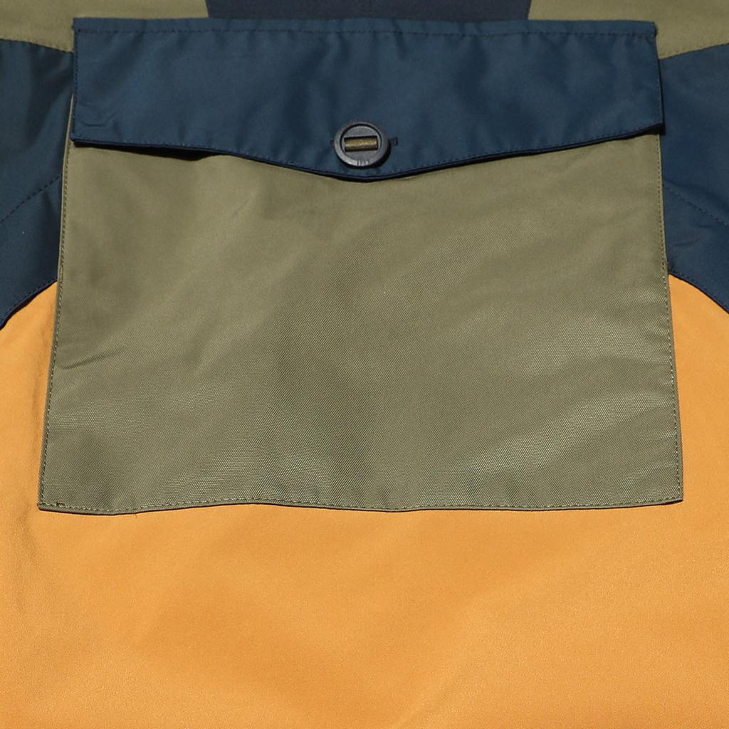 Timberland Giacca a Vento con Cappuccio a Maniche Lunghe Color Block da Uomo Capispalla A1ZQ2X06