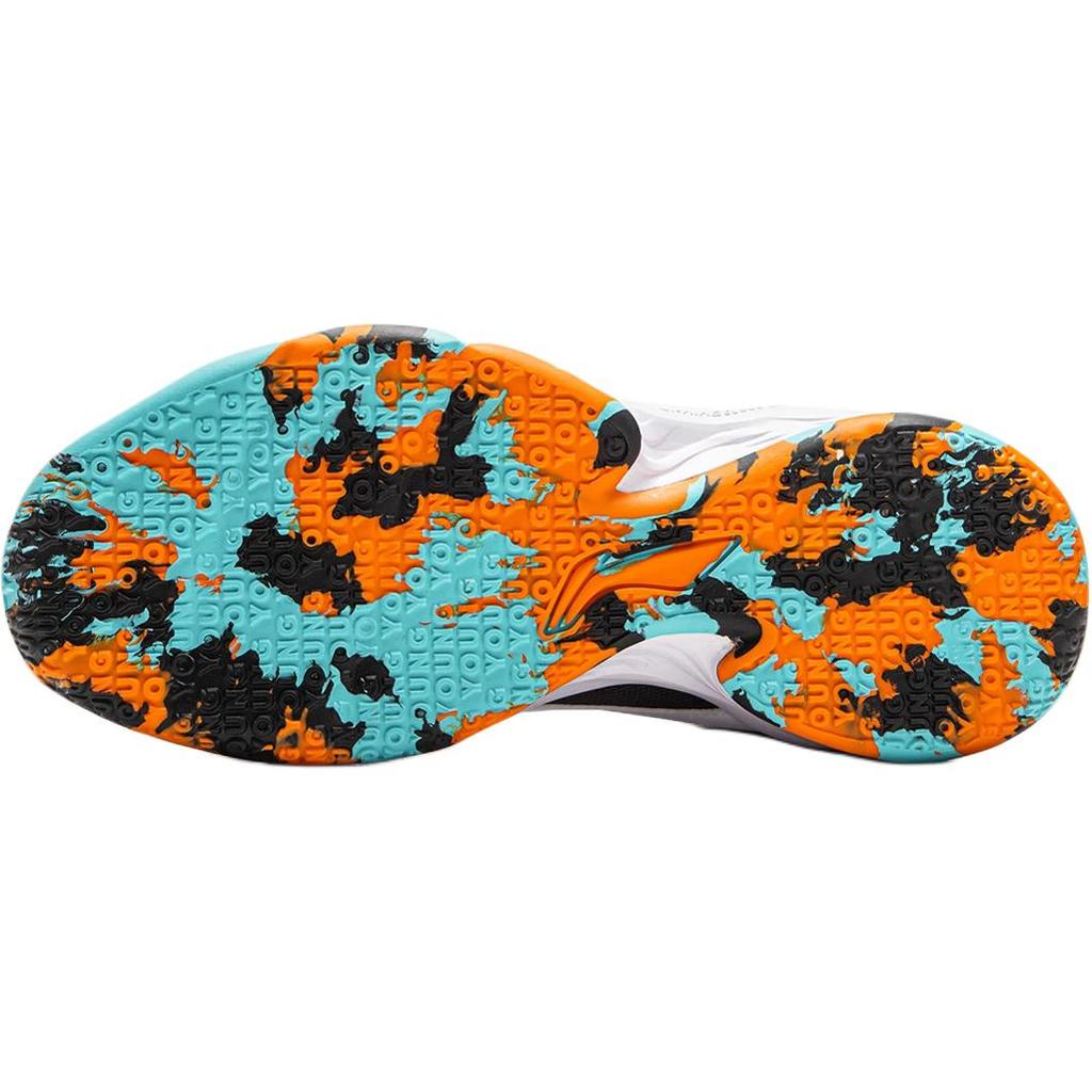 Li Ning Kids Basketball Anything Is Possible Fashion Comfortable Shock Absorption Rebound Breathable Mid-Top Kids Basketball Shoes YKBV103-5