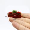 1:12 Scale Cherry Blossom Flowers Lifelike Garden Lifelike Artificial Flower  Doll House Decor