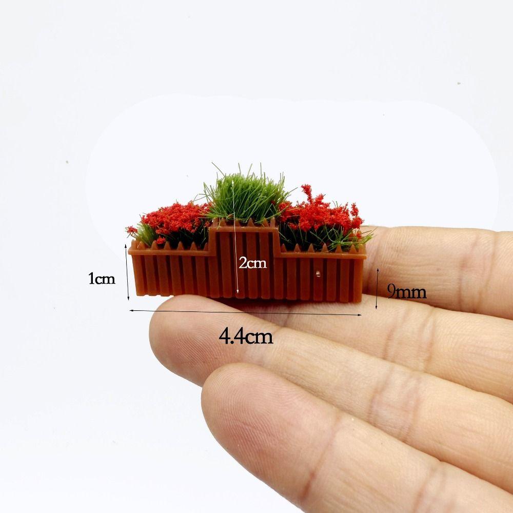1:12 Scale Cherry Blossom Flowers Lifelike Garden Lifelike Artificial Flower Doll House Decor