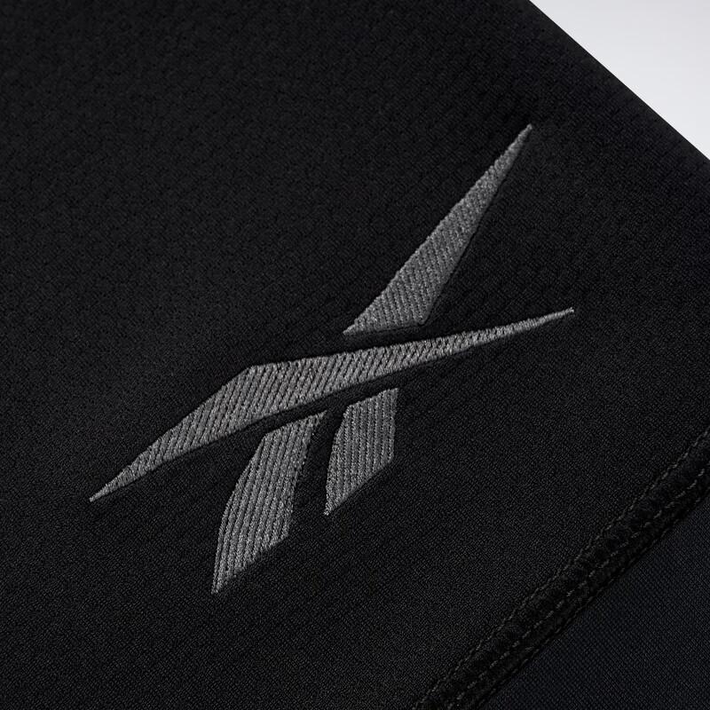 Reebok Beats Polo Series Solid Color Casual Loose Breathable Short Sleeve Polo Shirt Unisex Tops Black 23RCS419U001