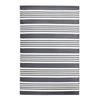Grey Striped Outdoor Rug 120x180
