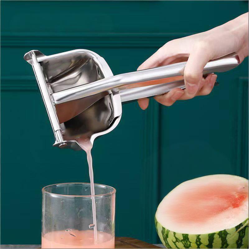 Manual Juice Squeezer Aluminum Alloy Hand Pressure Juicer Pomegranate Orange Lemon Sugar Cane Juice Kitchen Bar Fruit Tools Acce