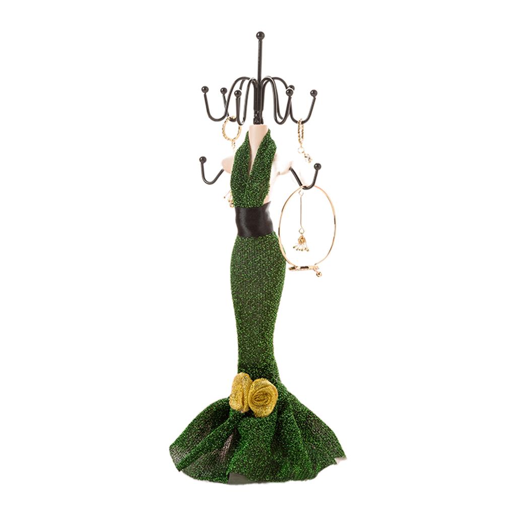 Stylish Jewelry Doll Model Shaped Stand Modern Doll Model Display Shelves Convenient Jewelry Storage Organizer Rack