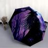 1pc Witchcraft Fantasy Automatic Open/Close Umbrella, Windproof, Folding Compact Umbrella with Lightweight Design for Women/Men068
