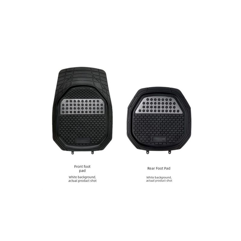 Single-Piece Car Floor Mat for the Driver's Seat, Waterproof, Non-Slip, Dirt-Resistant, Cuttable Silicone Carpet-Style Foot Mat