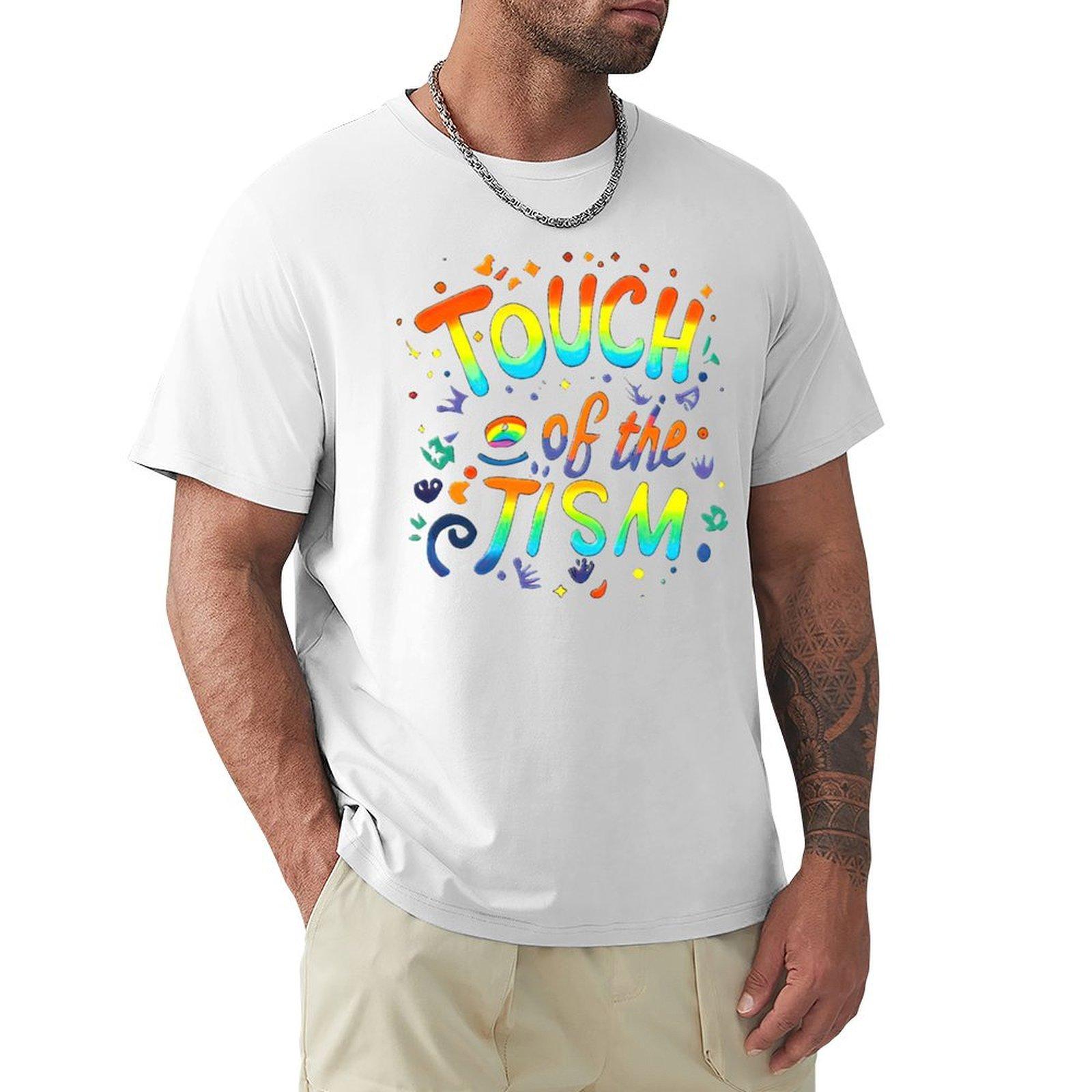 Touch Of The Tism Autism Audhd Pride Tshirt Breathable Sportswear Tshirt For Unisex S