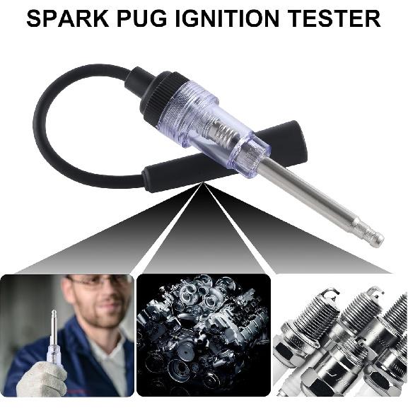 SINGARO Inline Spark Plug Tester, Plug-In Engine Ignition Tester, Car Exterior Accessories, Automobile, Lawn Mower,Engine Verification-Armature