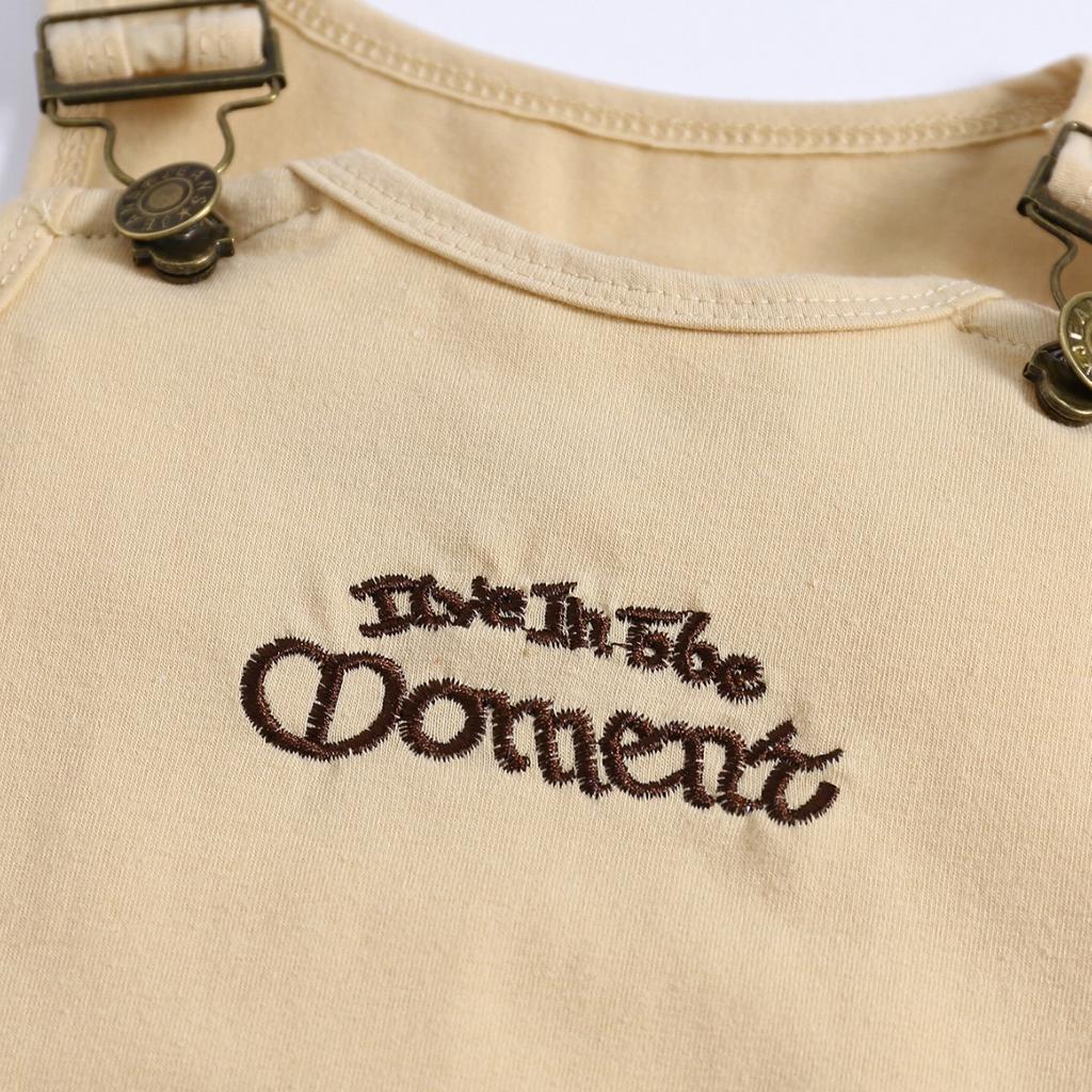 Conjunto de Niña Verano Casual Color Sólido Chaleco y Falda Corta Conjunto de Dos Piezas