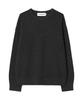 CHAMBROS Round Neck Hazzi Oversized Knit [Charcoal]