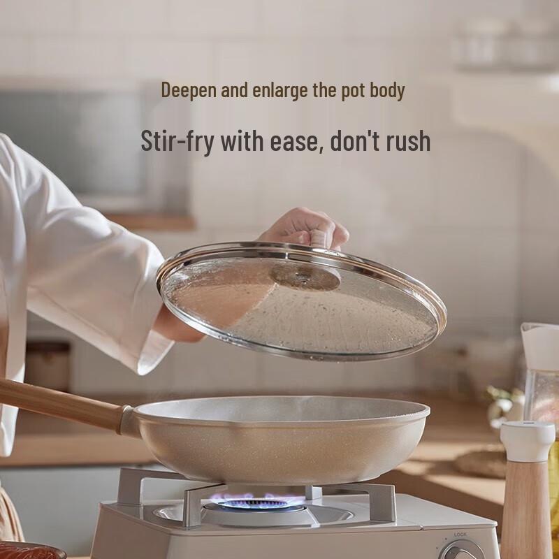 SUPOR 26cm Non-Stick Frying Pan with Lid