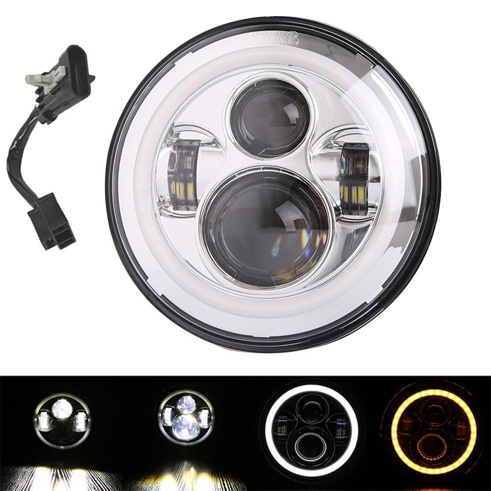 7 Inch LED Motorcycle Headlight for Harley Touring Ultra Classic Electra Street Glide Road King For Yamaha Motorbike Headlamp
