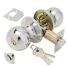 WOLFPACK PROFESSIONAL LINE - Wolfpack Door Knob With Key With Lock Chrome For Entry