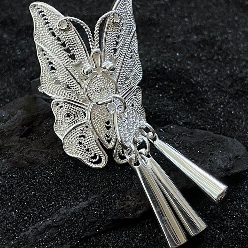 3Pcs Fashionable Ethnic Finger Rings Vintage Hollow Out Chinese Style Rings Set Fashion Alloy Jewelry for Women