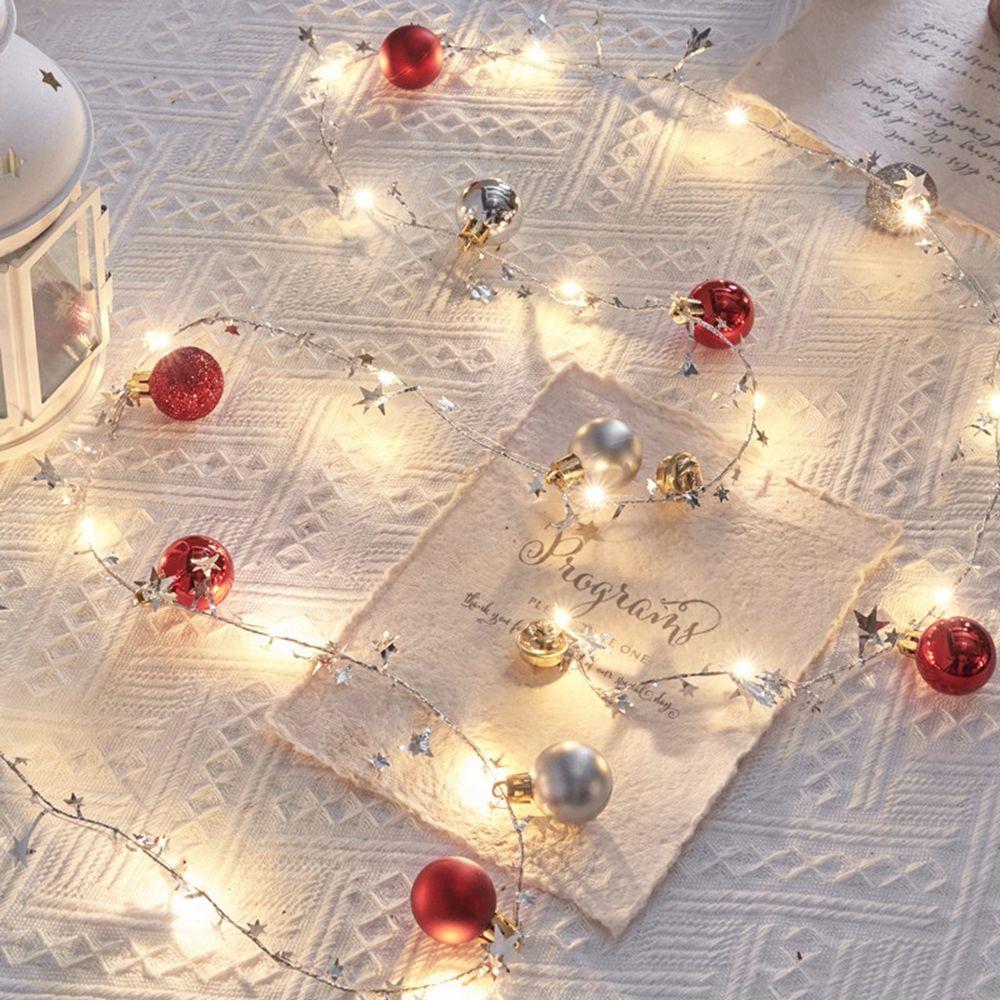 Vánoční potřeby Květiny Poinsettia Vánoční dekorace Vánoční girlanda Světelný řetěz Domácí dekorace