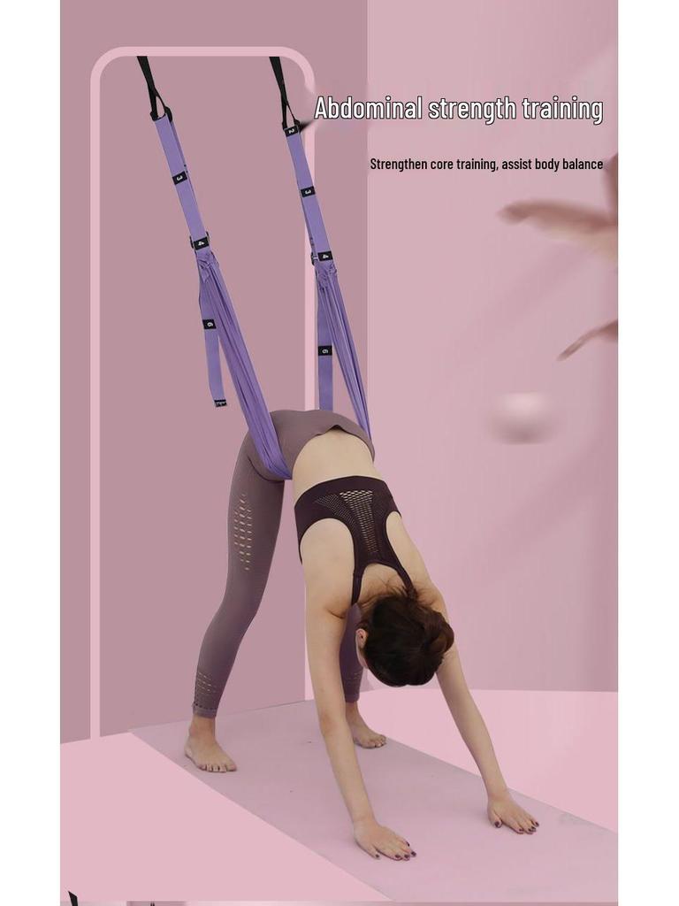 Aerial Yoga Rope Hammock for Lumbar Extensions & Handstands