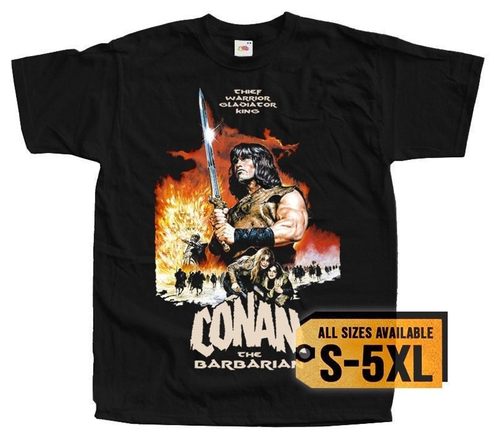 Conan the Barbarian V1 Poster Men T-Shirt all sizes S-5XL 3XL