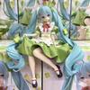 14cm Hot In Stock Anime Noodle Stopper Hatsune Miku Flower Fairy Clover PVC Action Figure Model Doll Toy Holiday Gift