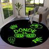 feid Round Area Rug,Carpet Rug for Living Room Bedroom Sofa Playroom Decor,Non-slip Floor Mat
