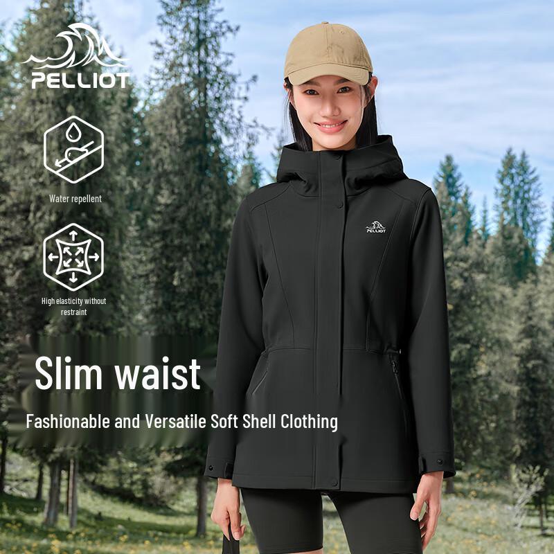 Pelliot Women s Windproof Water-Resistant Softshell Hiking Jacket 40